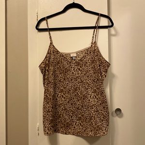 Leopard print camisol